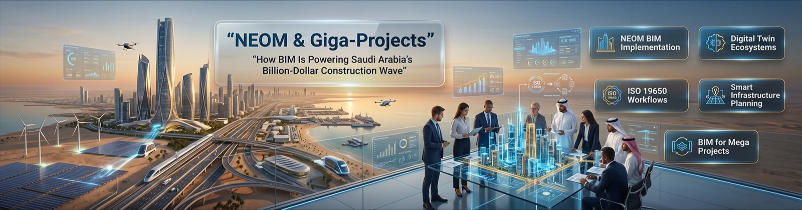 NEOM & Giga-Projects: How BIM Is Powering Saudi Arabia’s Billion-Dollar Construction Wave (And What UAE Developers Can Learn)