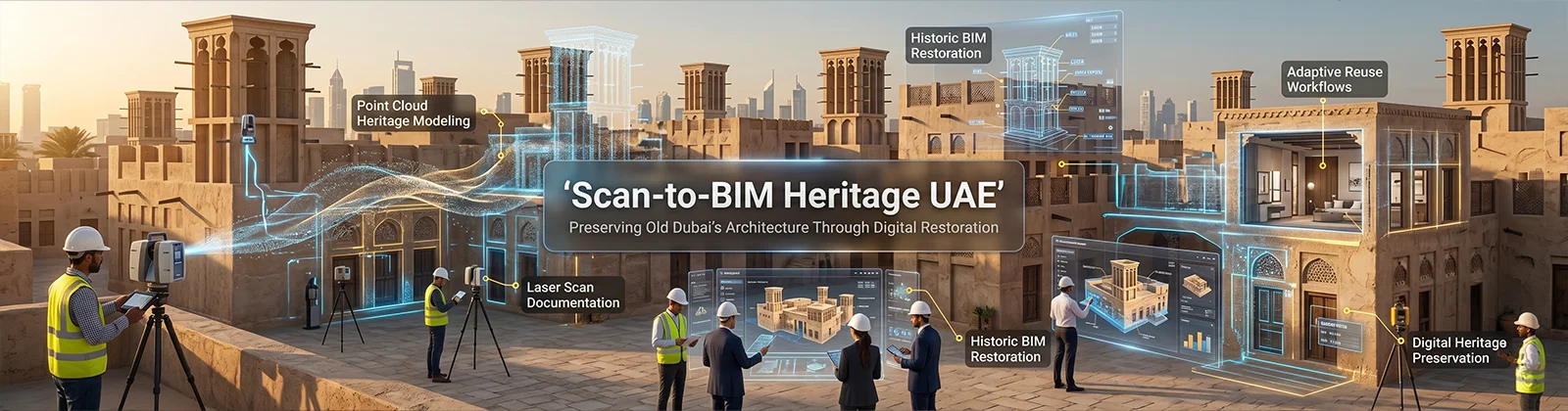 Scan-to-BIM for Heritage & Renovation Projects in UAE: Preserving Old Dubai's Architecture