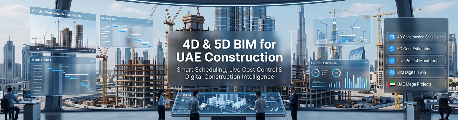 4D and 5D BIM for UAE Construction Projects: Scheduling and Cost Control Explained