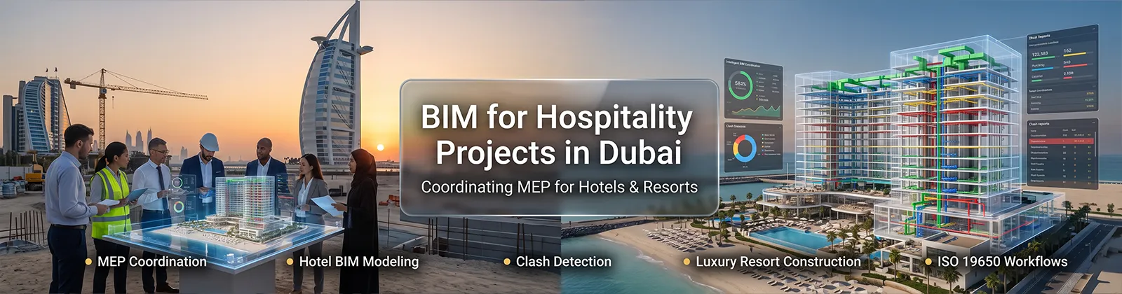 BIM for Hospitality Projects in Dubai: Coordinating MEP for Hotels and Resorts 